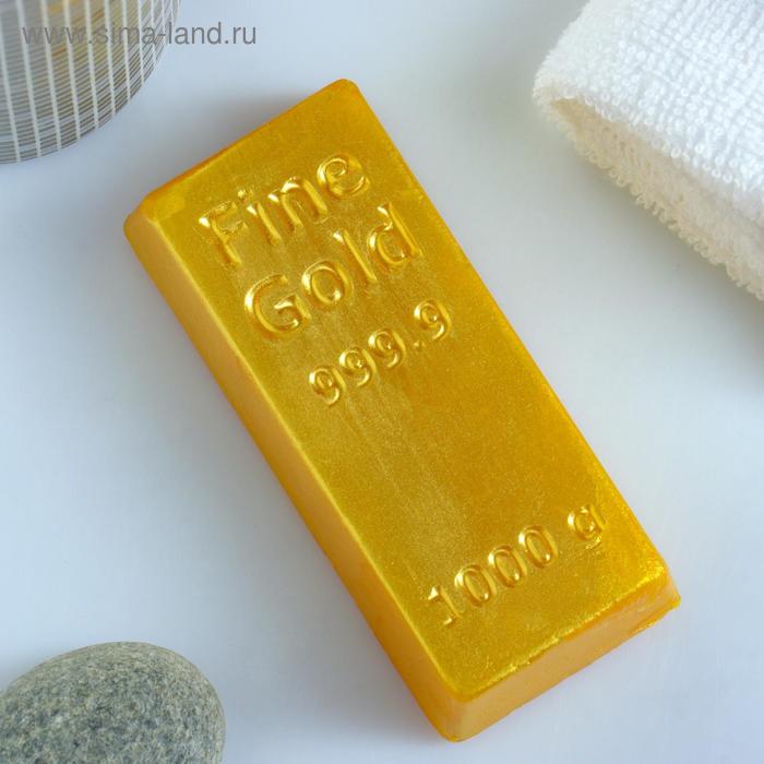 Фигурное мыло «Слиток золота» 100 г - Фото 1