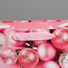 Пакет ламинированный вертикальный «Розовые шарики», MS 18 × 23 × 10 см - Фото 3
