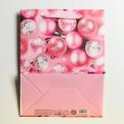 Пакет ламинированный вертикальный «Розовые шарики», MS 18 × 23 × 10 см - Фото 4