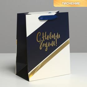 Пакет ламинированный вертикальный «Удачи в Новом году», MS 18 × 23 × 10 см