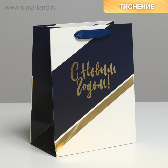 Пакет ламинированный вертикальный «Удачи в Новом году», MS 18 × 23 × 10 см - Фото 1