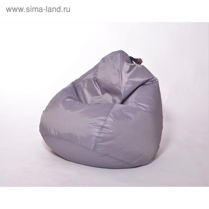 Кресло-мешок «Юниор», диаметр 75 см, высота 100 см, цвет серый - Фото 1
