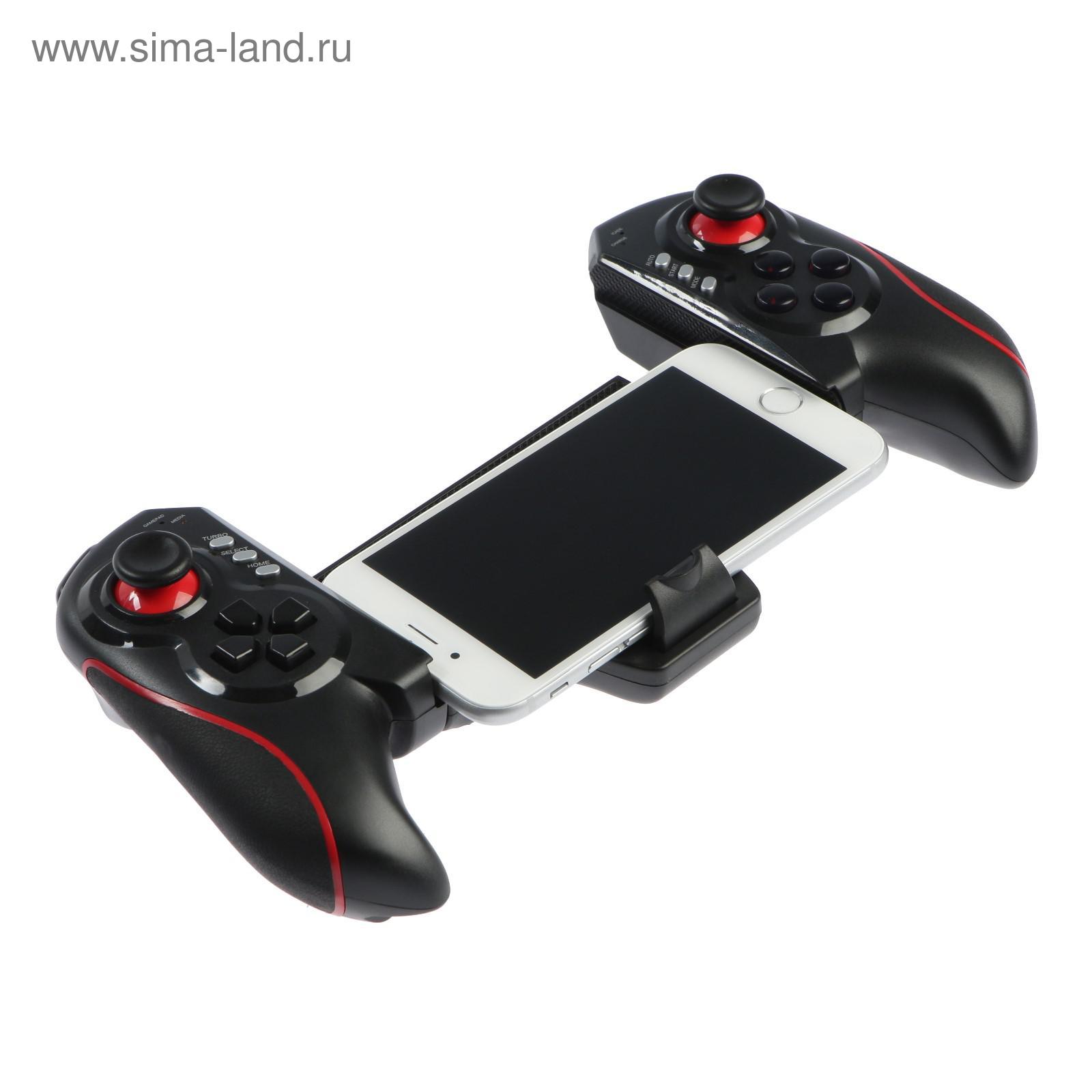 Геймпад Ritmix GP-050BTH, Bluetooth, для PC/iOS/Android, 350 мАч,  черно-красный (5273432) - Купить по цене от 2 502.00 руб. | Интернет  магазин SIMA-LAND.RU