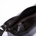 Сумка кросс-боди Souffle на молнии, наружный карман, цвет коричневый - Фото 5