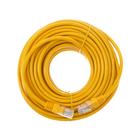 Патч-корд Gembird PP12e-20M/Y, UTP 5е кат., RJ-45(m)-RJ-45(m), 20 м, жёлтый - Фото 3