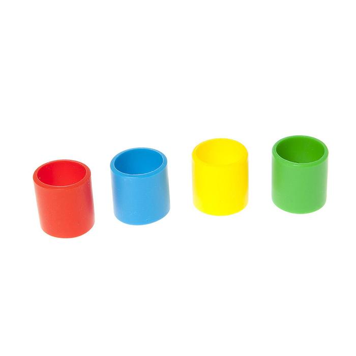 Набор кодировочных колец для рукояток, 4 шт, 4 цвета - Фото 1