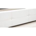 Кровать Синди, 1600х2000, ортопедическое осн+ПМ, Белый - Фото 5