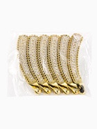 Банан для волос "Жемчужный рай" 10,5 см, золото (6 шт) - фото 809332436