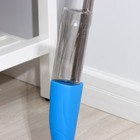 Швабра для мытья пола с распылителем и щёткой Доляна, насадка из микрофибры 42×14 см, стальная ручка 120 см, цвет МИКС - фото 144109
