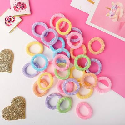 Резинки для волос «Махрушка», набор 76 шт., нежность