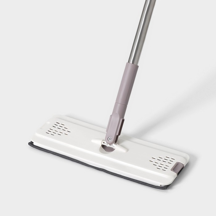 Швабра к набору для мытья пола с вертикальным отжимом, комплектующие, 32×12×130 см, цвет серый - Фото 1
