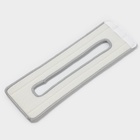 Насадка для плоской швабры с вертикальным отжимом, 38×12 см, микрофибра, серая 5152633