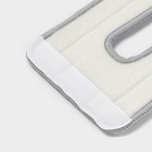 Насадка для плоской швабры с вертикальным отжимом, 38×12 см, микрофибра, серая 5152633