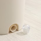 Швабра с отжимом и ведро Доляна: ведро с отсеками для полоскания и отжима 9.3 л, швабра плоская, запасная насадка из микрофибры - Фото 5