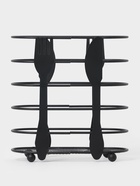 Сушилка для столовых приборов Доляна, 16×16.4×7.5 см, чёрная - Фото 3