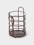 Сушилка для столовых приборов Доляна, 17.5×11×11 см, коричневая - Фото 2