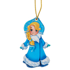 Ёлочная игрушка - подвеска деревянная «Новый год! Снегурочка» - Фото 2