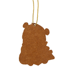 Ёлочная игрушка - подвеска деревянная «Новый год! Белый мишка» - Фото 5