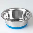 УЦЕНКА!Миска стандартная с нескользящим силиконовым основанием, 400 мл - Фото 1