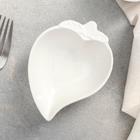 Соусник «Клубника», 10.5×7.7×3 см, керамика, белый - Фото 2