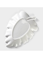 Блюдо сервировочное «Лист», 30×20 см, керамика, белое - Фото 5