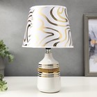 Лампа настольная RISALUX 16160/1, E14, 40 Вт, 20×20×32 см, белая  (артикул 5150270)  большой выбор товаров оптом и в розницу по низким ценам с доставкой