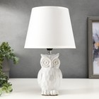 Лампа настольная 16167/1 E14 40 Вт белый 20×20×33.5 см RISALUX 5150278