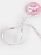 Лента атласная, с серебряным люрексом, 6 мм, 23±1 м, розовая №004 - Фото 2