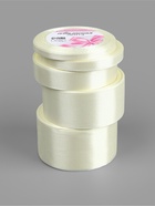 Атласная лента, набор 5 шт., 6/10/20/40/50 мм, 23±1 м, сливочная №02 - Фото 2