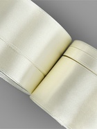 Атласная лента, набор 5 шт., 6/10/20/40/50 мм, 23±1 м, сливочная №02 - Фото 4