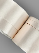 Атласная лента, набор 5 шт., 6/10/20/40/50 мм, 23±1 м, сливочная №02 - Фото 4