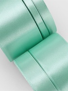 Атласная лента, набор 5 шт., 6/10/20/40/50 мм, 23±1 м, нежно-зелёная №181 - Фото 3