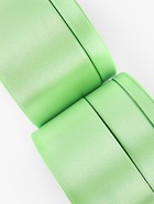 Атласная лента, набор 5 шт., 6/10/20/40/50 мм, 23±1 м, нежно-зелёная №181 - Фото 4