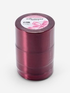 Атласная лента, набор 5 шт., 6/10/20/40/50 мм, 23±1 м, бордовая №165 - Фото 5