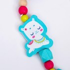 Держатель - игрушка для соски - пустышки «ТРЕНД. Малышки», деревянный, виды МИКС - Фото 3