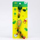 Держатель - игрушка для соски - пустышки «ТРЕНД. Леопард», деревянный - Фото 5