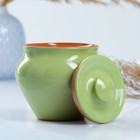 Горшочки для запекания Вятская керамика, набор 6 шт., ухват, полка, 500 мл, салатовый - Фото 3