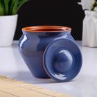 Горшочки для запекания Вятская керамика, набор 6 шт., ухват, 500 мл, МИКС - Фото 3