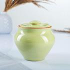 Горшочки для запекания Вятская керамика, набор 6 шт., ухват, 500 мл, салатовые - Фото 2