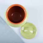 Горшочки для запекания Вятская керамика, набор 6 шт., ухват, 500 мл, салатовые - Фото 3