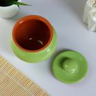 Горшочки для запекания Вятская керамика, набор 6 шт., ухват, 500 мл, салатовые - Фото 4