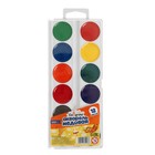 Акварель медовая Calligrata, 12 цветов, без кисти, пластик, МИКС - Фото 4