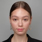 Серьги металл «Фьюче» хаус, цвет золото - Фото 3