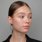 Серьги металл «Фьюче» хаус, цвет золото - Фото 4
