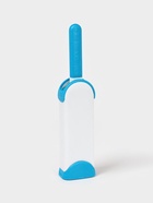 Щётка для удаления шерсти и волос с одежды и мебели с ручкой Доляна, 33×7.5×5 см, синяя - фото 57938166