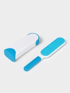 Щётка для удаления шерсти и волос с одежды и мебели с ручкой Доляна, 33×7.5×5 см, синяя - фото 57938167