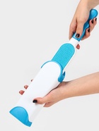 Щётка для удаления шерсти и волос с одежды и мебели с ручкой Доляна, 33×7.5×5 см, синяя - Фото 20