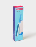 Щётка для удаления шерсти и волос с одежды и мебели с ручкой Доляна, 33×7.5×5 см, синяя - Фото 21