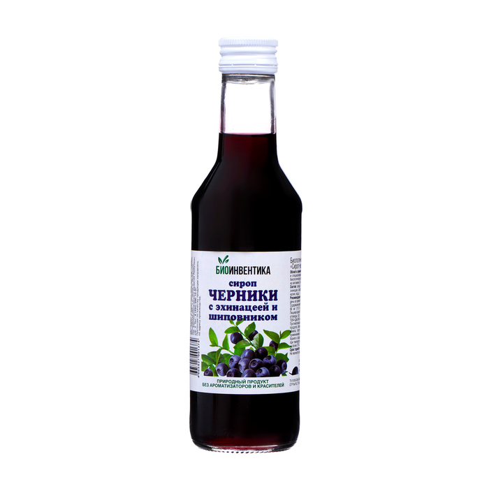 Сироп черники с эхинацеей и шиповником, 250 мл - Фото 1