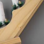 Светодиодная фигура «Рождественская горка» 39.5 × 33 × 5 см, дерево, 220 В, эффект пламени, УЦЕНКА - Фото 5